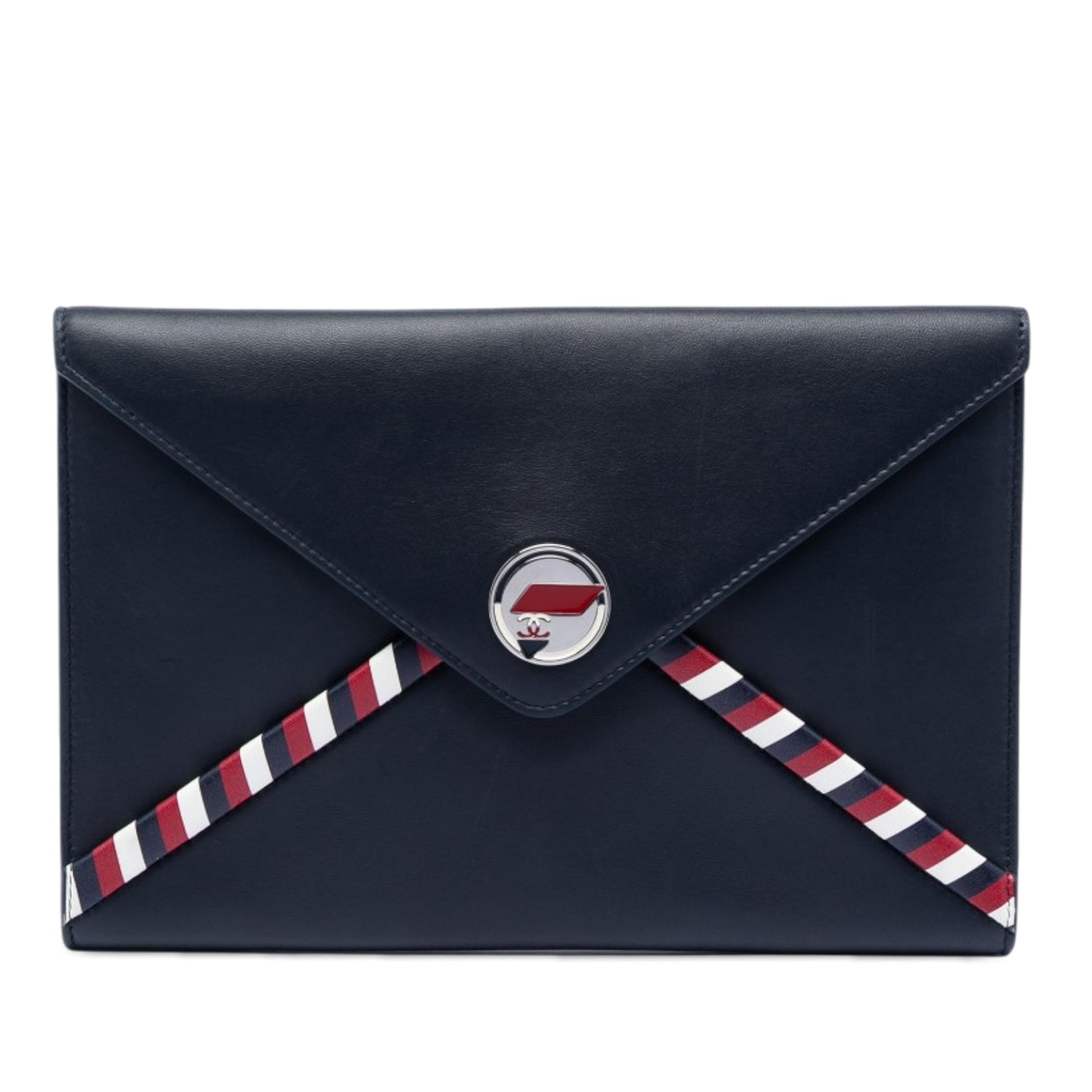 Chanel Lambskin Airlines Envelope Clutch