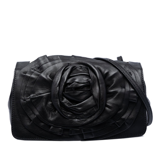 Valentino Nappa Petale Rose Shoulder Bag