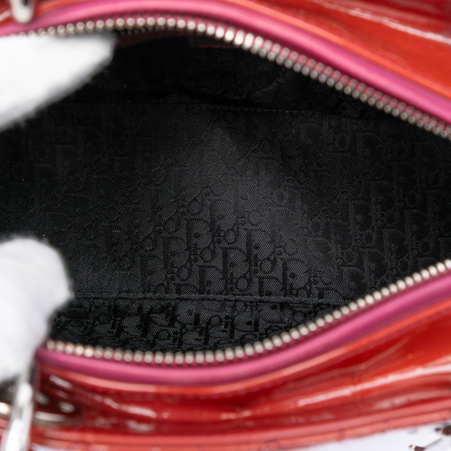 Dior Medium Patent Cannage Lady Dior