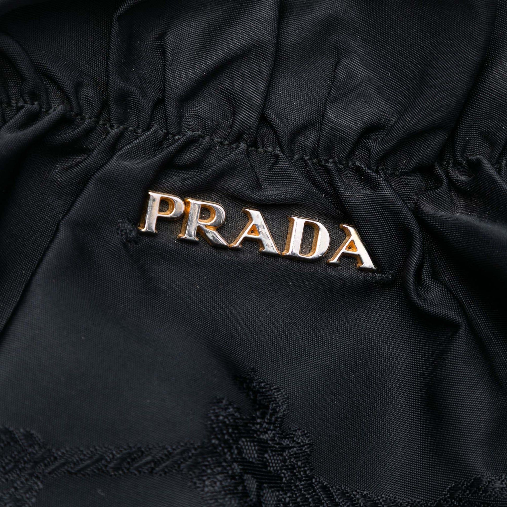 Prada Tessuto Logo Bow Satchel