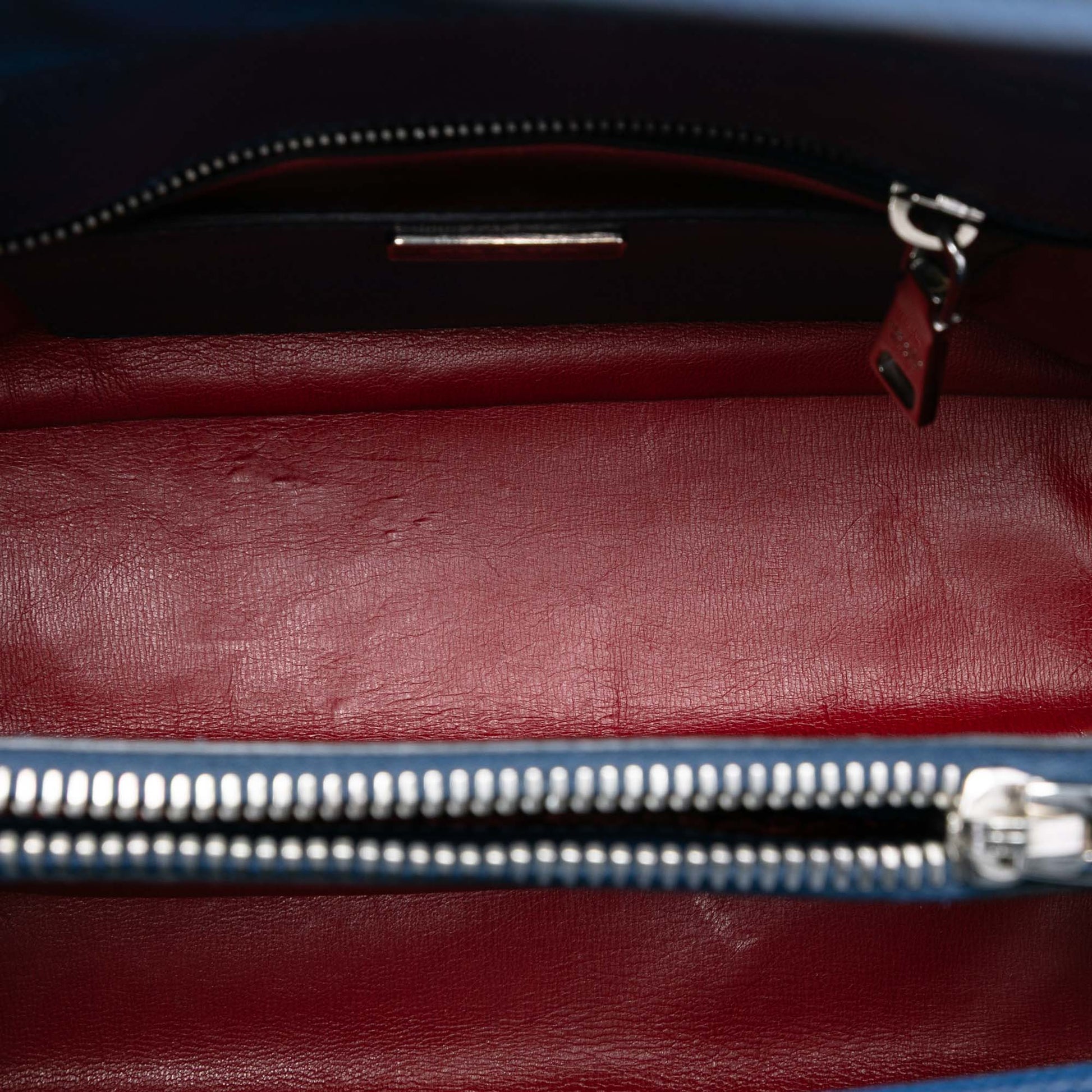 Prada Saffiano Cuir Turnlock Twin Satchel