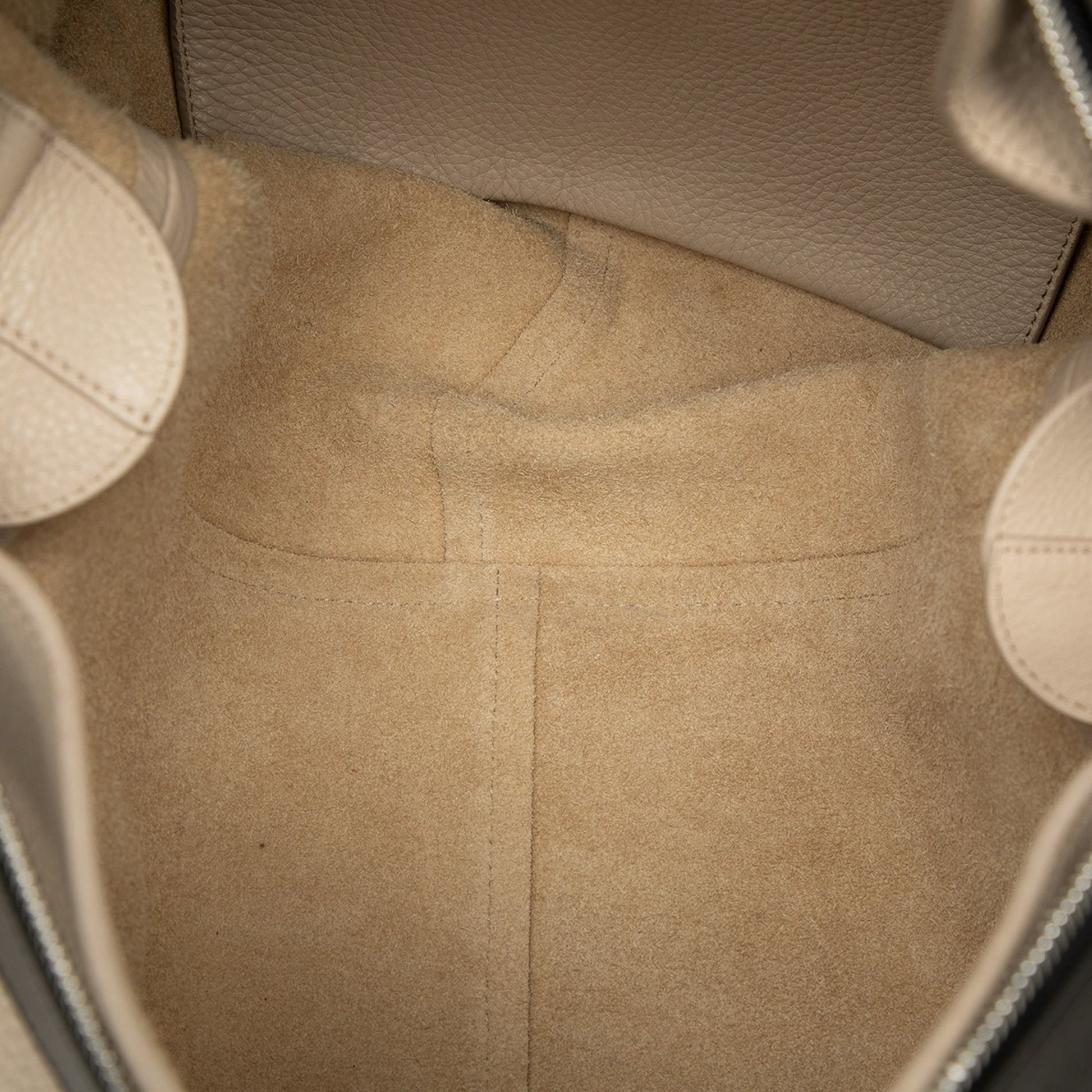 LOEWE Grained Calfskin Zip Handle Satchel