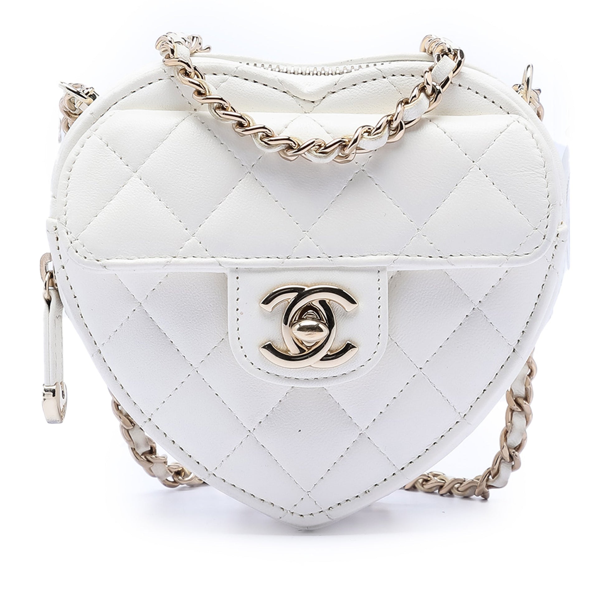 Chanel Mini Lambskin CC in Love Heart Crossbody