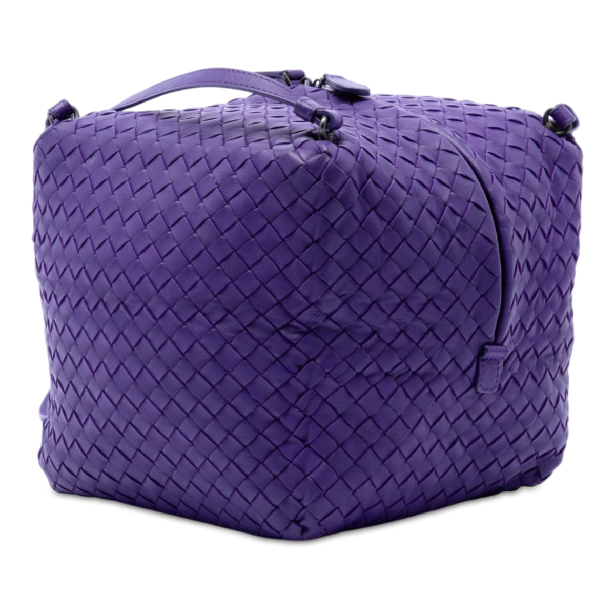 Bottega Veneta Nappa Intrecciato Cube Crossbody