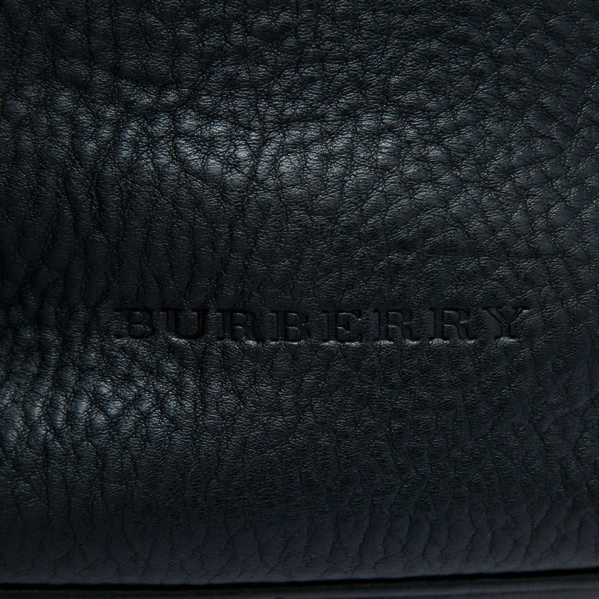 Burberry Medium Grained Calfskin and Mega Check Canvas Ashby Bucket Bag