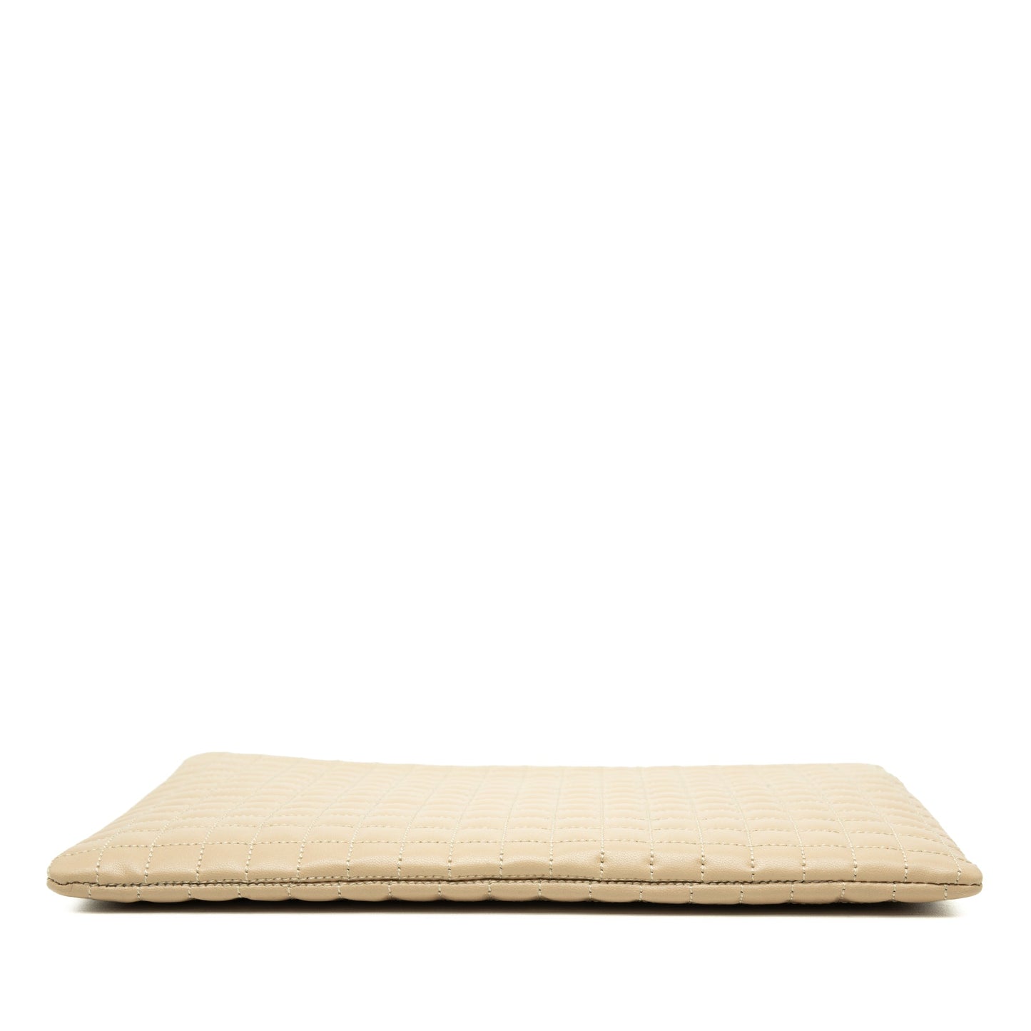 Celine Quilted Calfskin C Charm Clutch