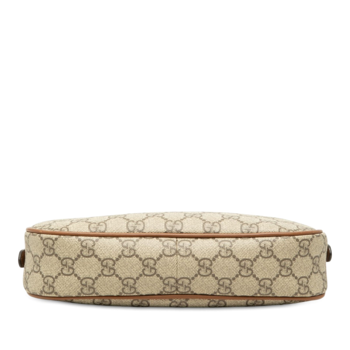 Gucci Small GG Supreme Emblem Shoulder Bag — Beige
