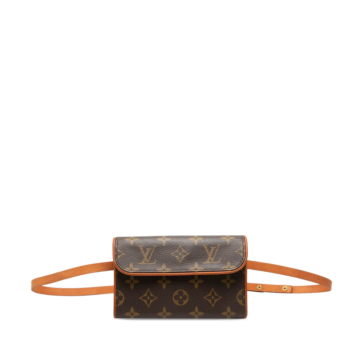 Louis Vuitton Monogram Pochette Florentine — Brown