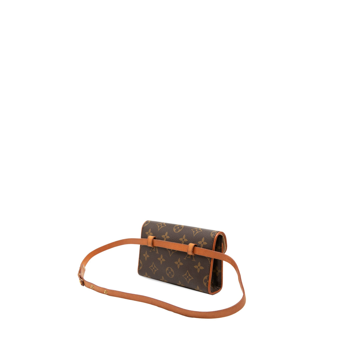 Louis Vuitton Monogram Pochette Florentine — Brown