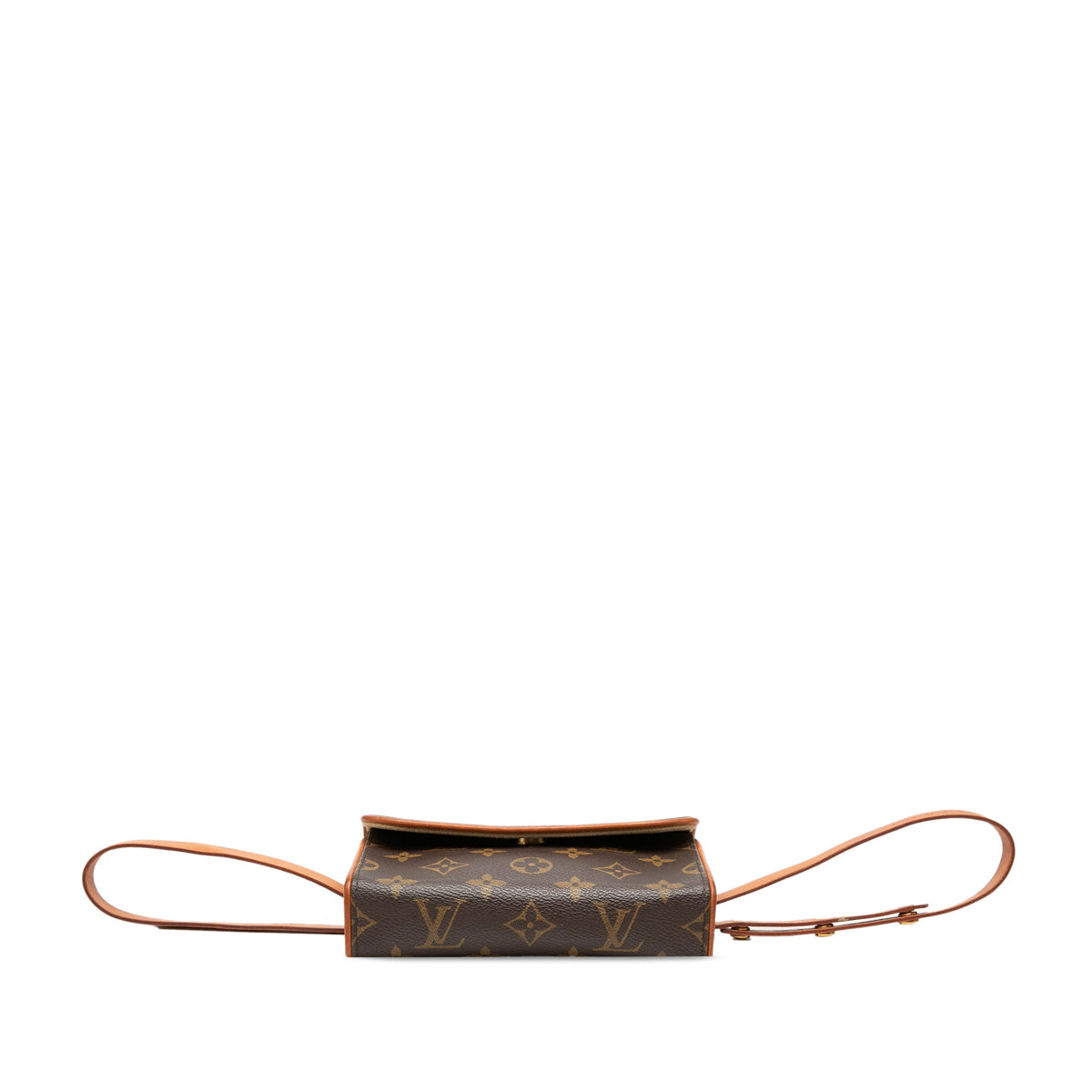 Louis Vuitton Monogram Pochette Florentine — Brown