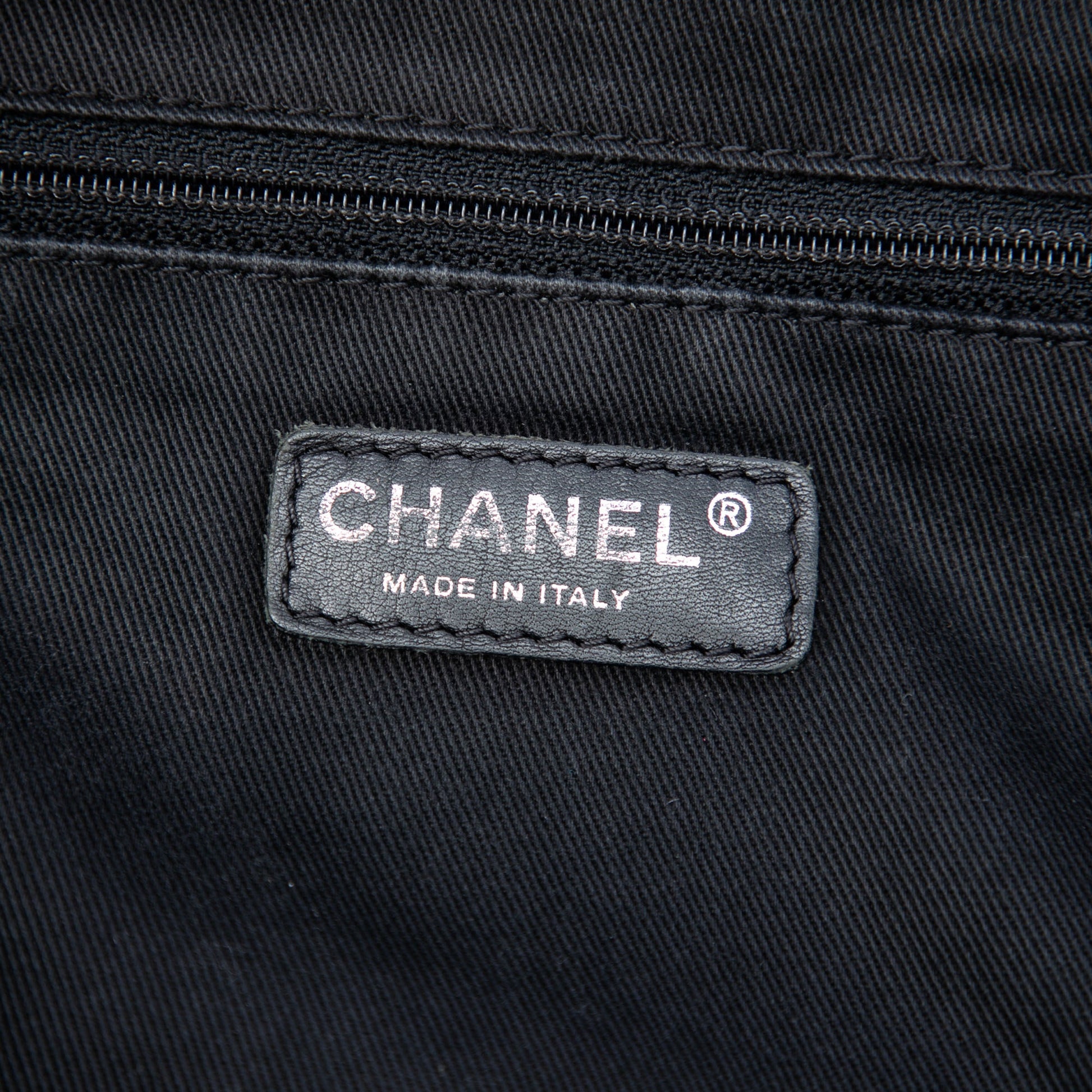 Chanel Paris New York Quilted Nylon Tote