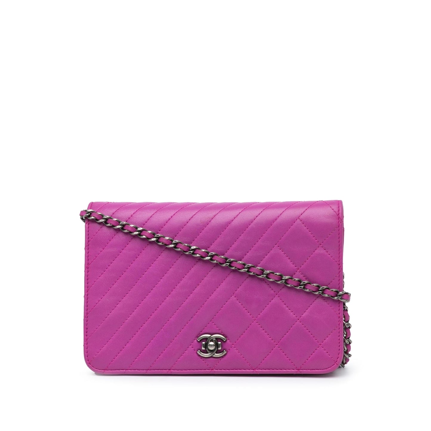 Chanel Lambskin Coco Boy Wallet On Chain