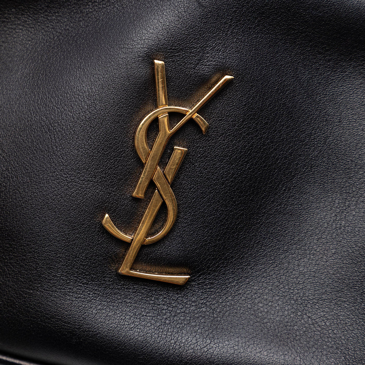 Saint Laurent Calfskin Monogram Blogger Bag