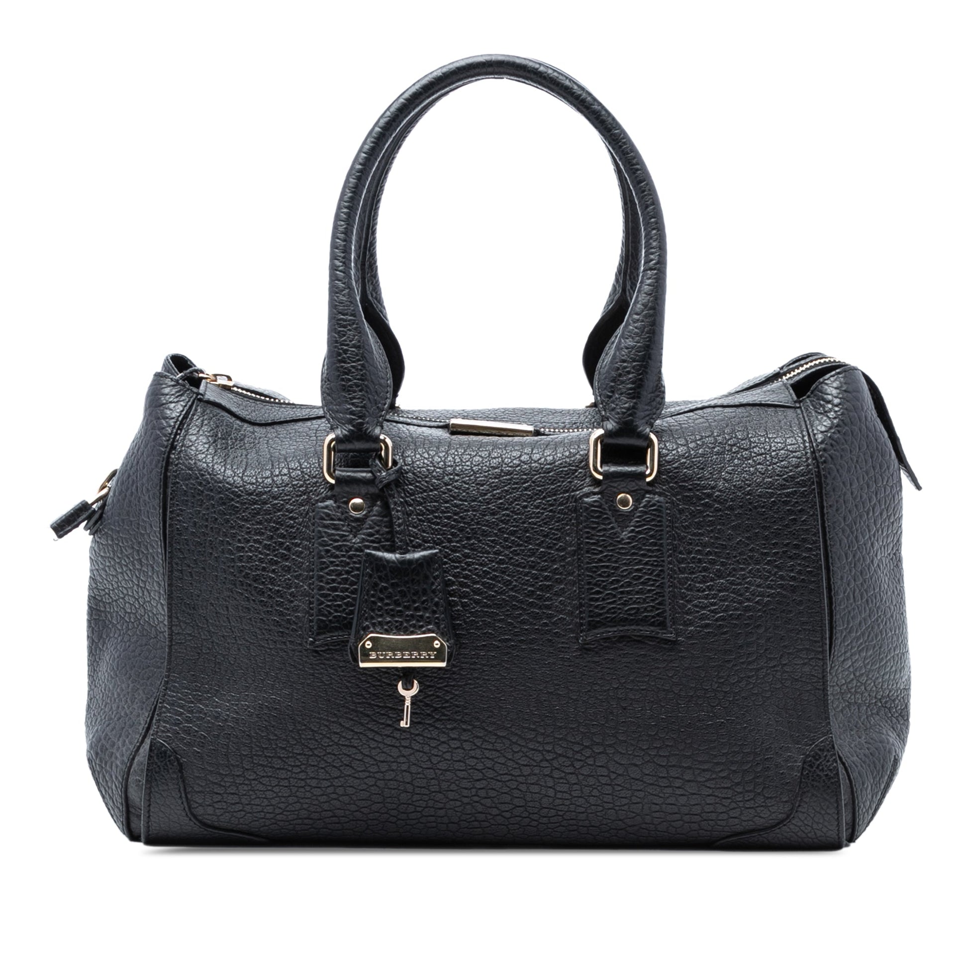 Small Leather Gladstone Satchel