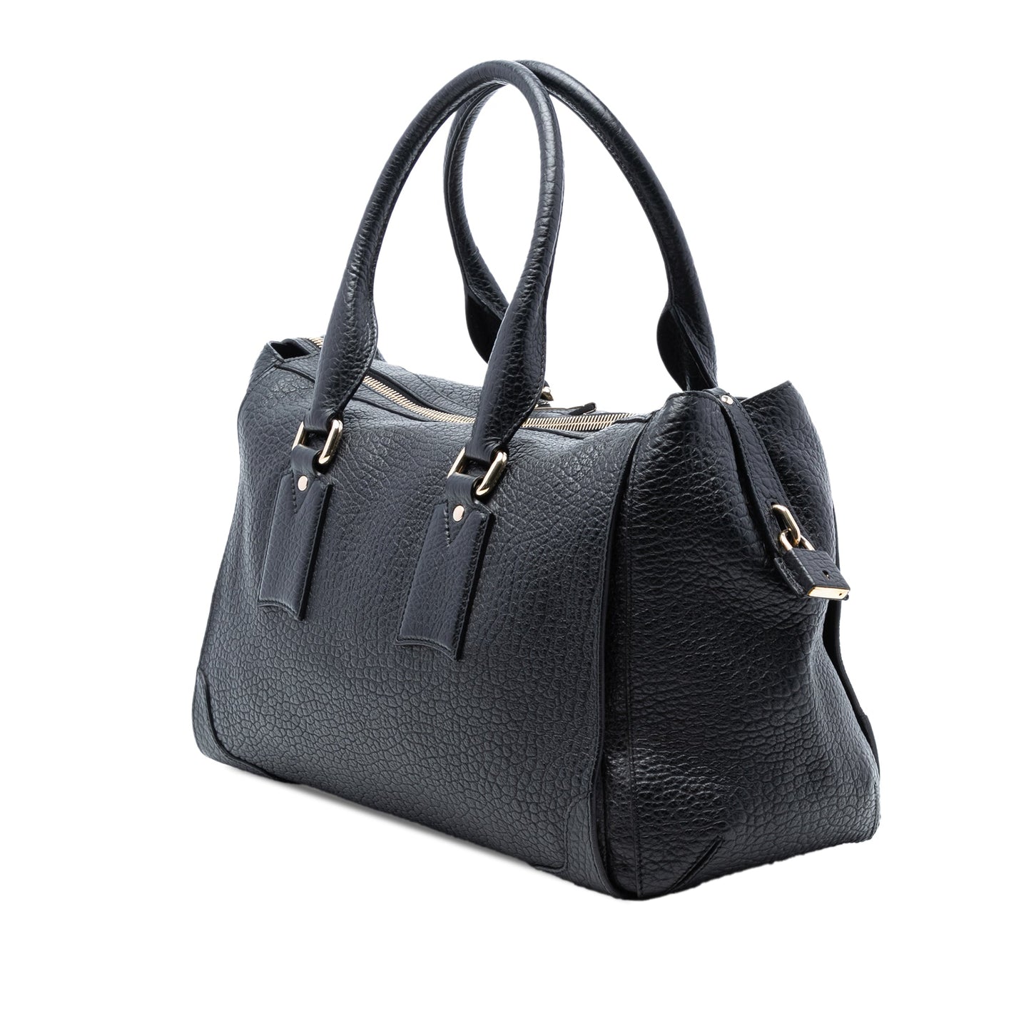 Small Leather Gladstone Satchel