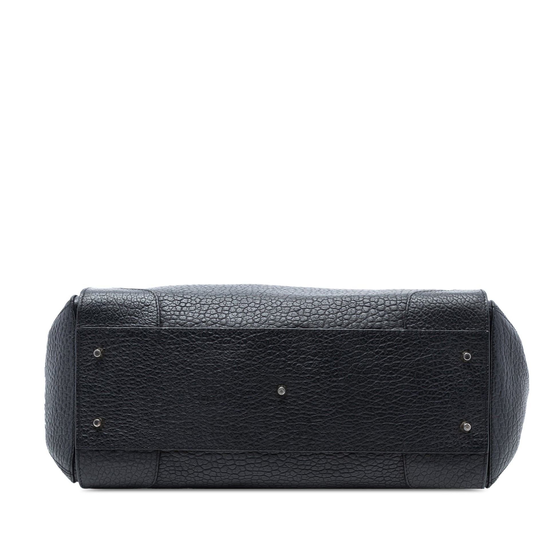 Small Leather Gladstone Satchel
