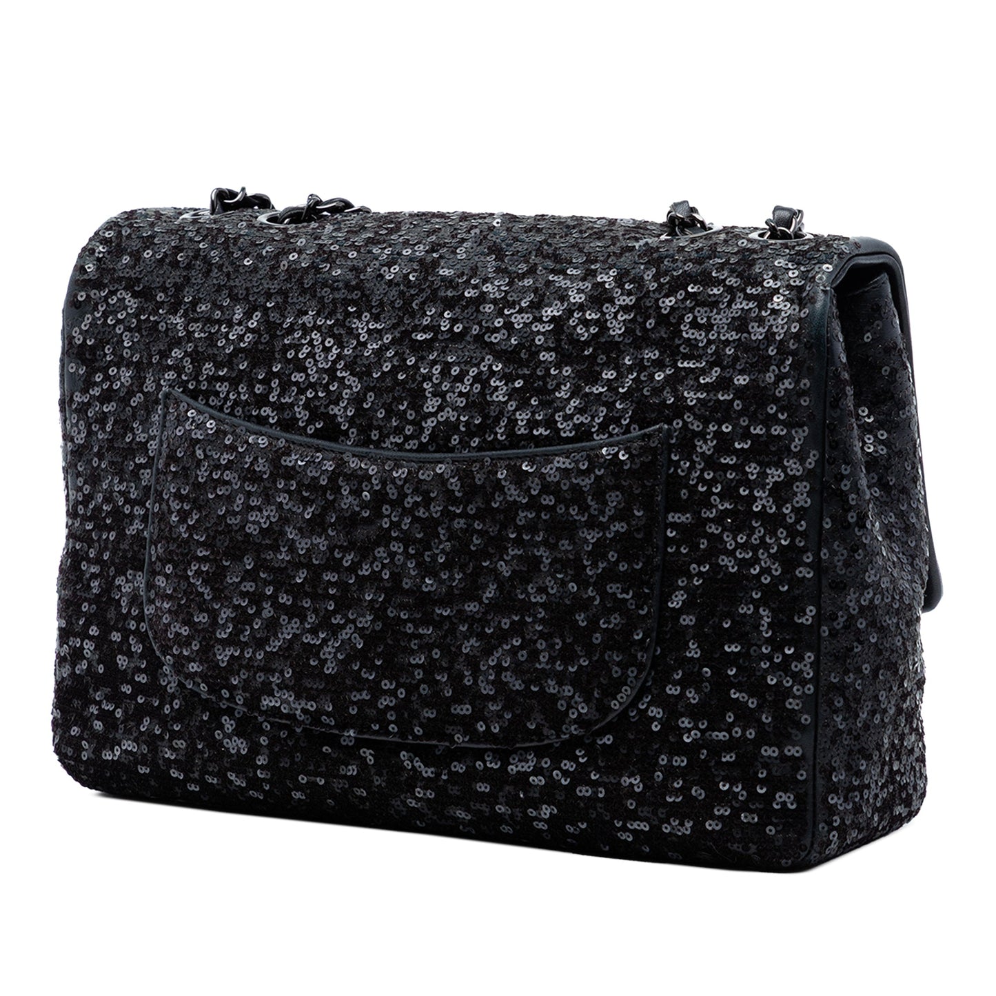 Jumbo Classic Sequins Single Flap