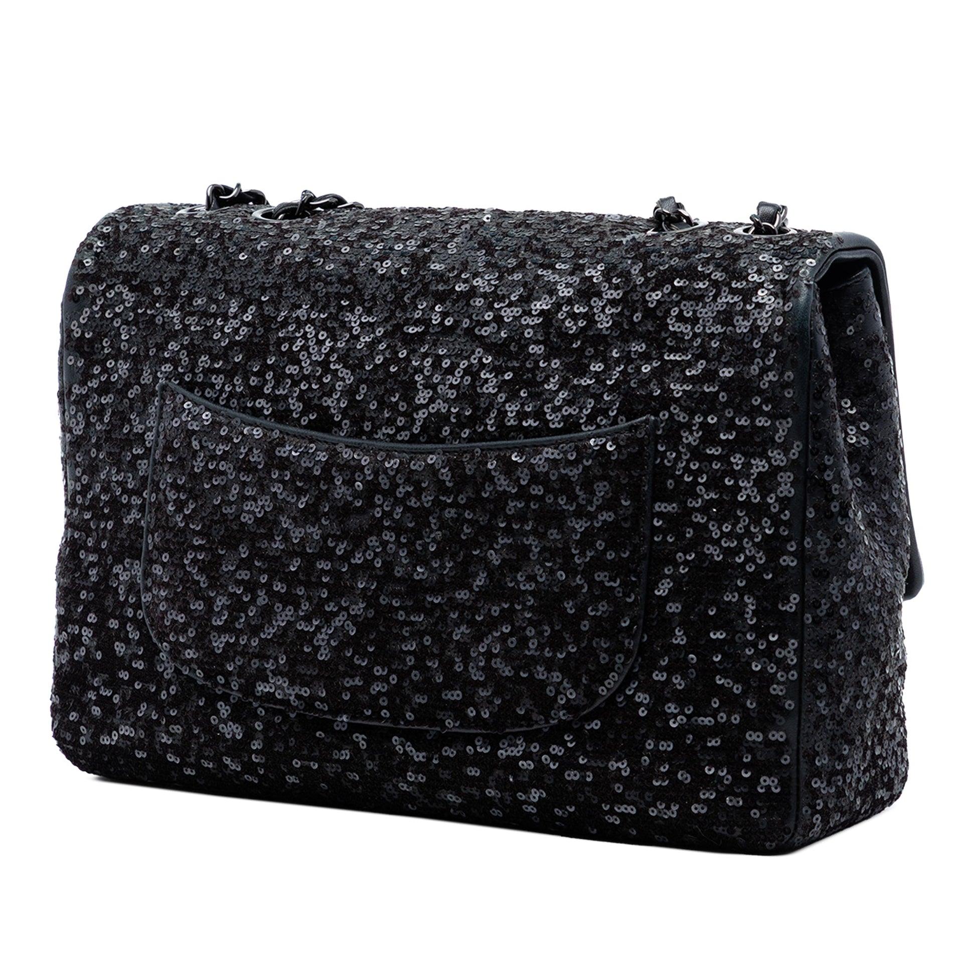 Jumbo Classic Sequins Single Flap