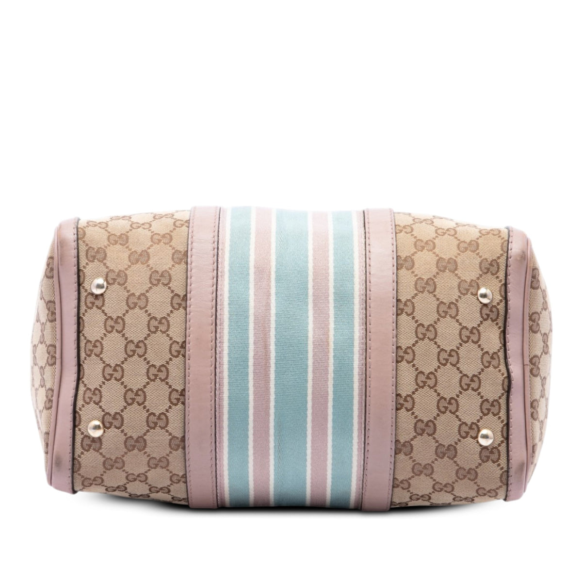 Gucci Medium GG Canvas Web Joy Boston Bag