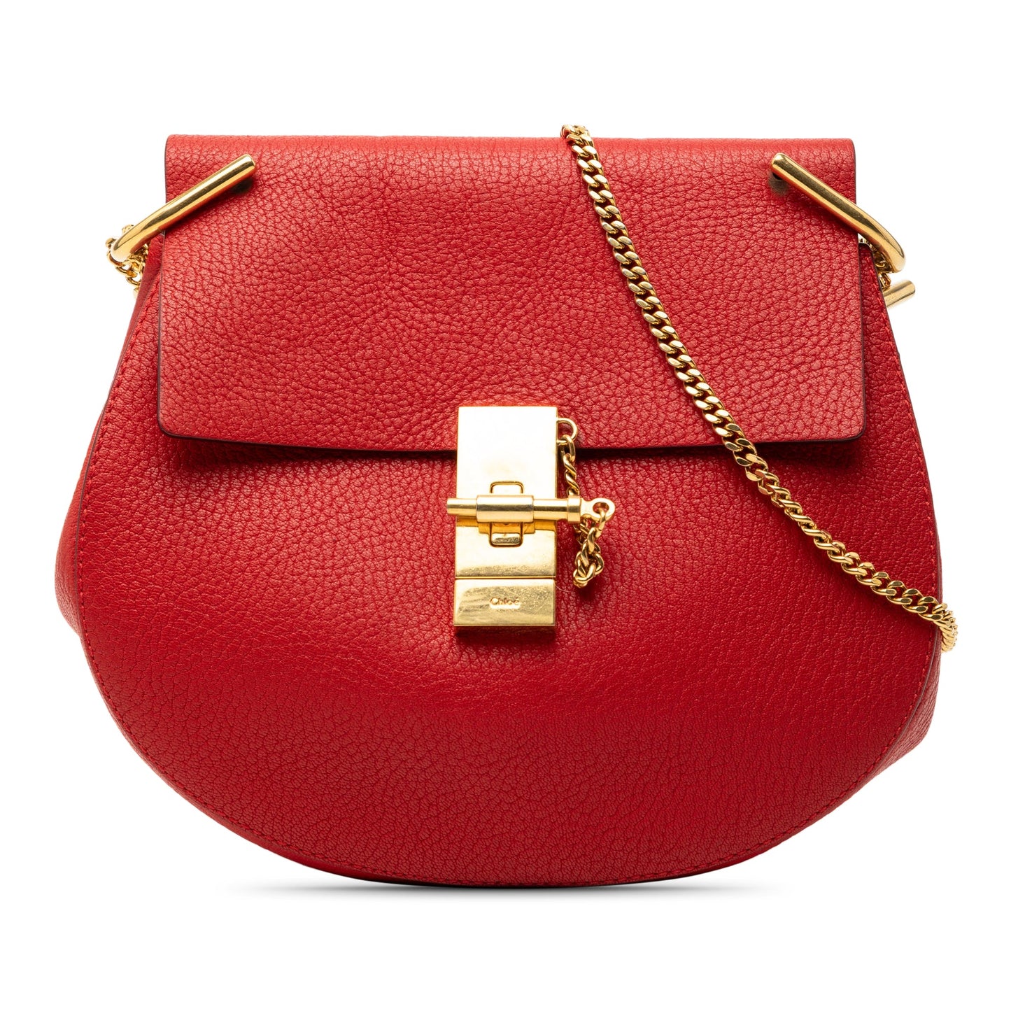 Chloé Small Leather Drew Crossbody