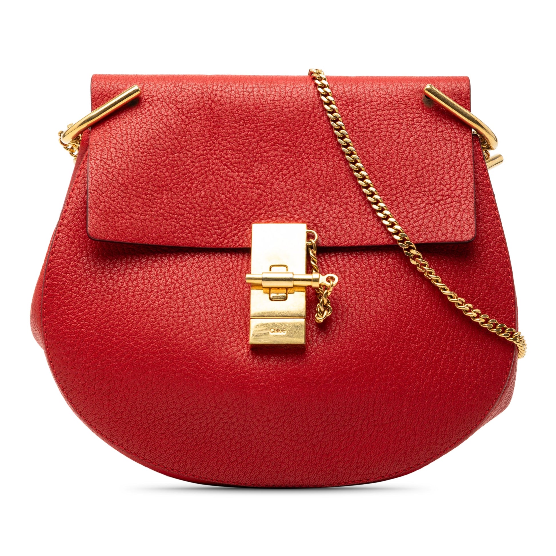 Chloé Small Leather Drew Crossbody