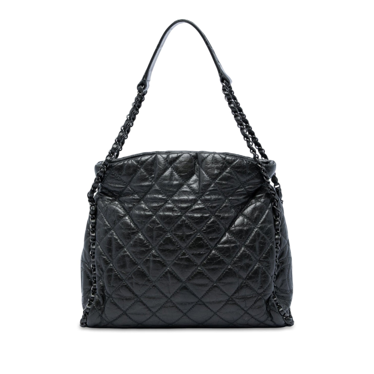 Chanel Medium Quilted Calfskin Chain Me Hobo