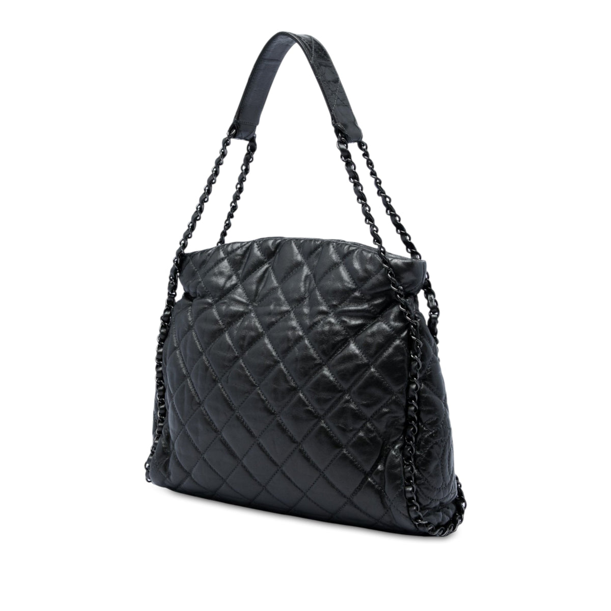 Chanel Medium Quilted Calfskin Chain Me Hobo
