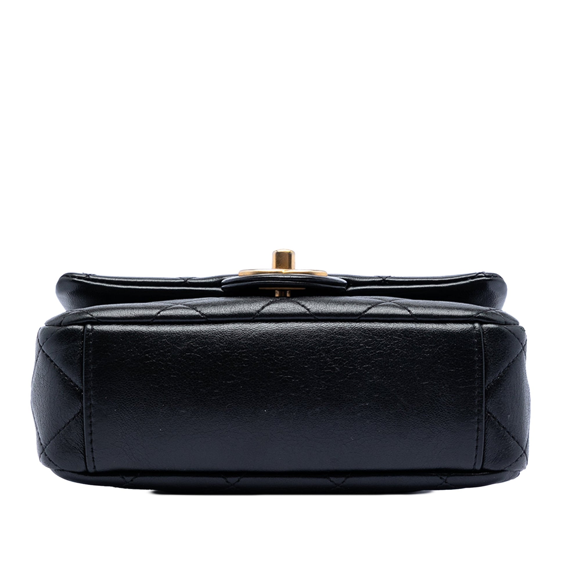 Chanel Mini CC Quilted Calfskin Multi Chain Single Flap