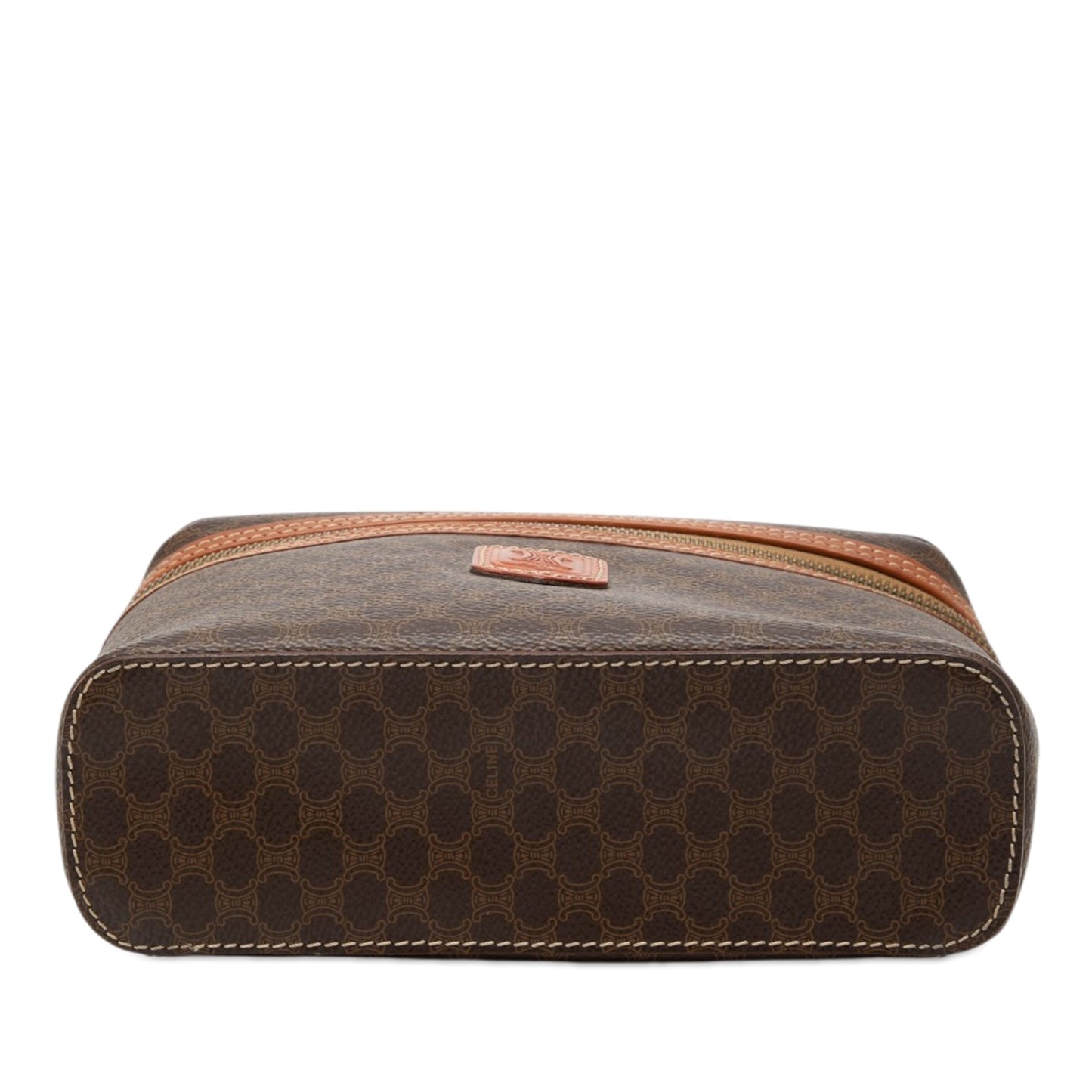 Celine Macadam Coated Canvas Vanity Bag