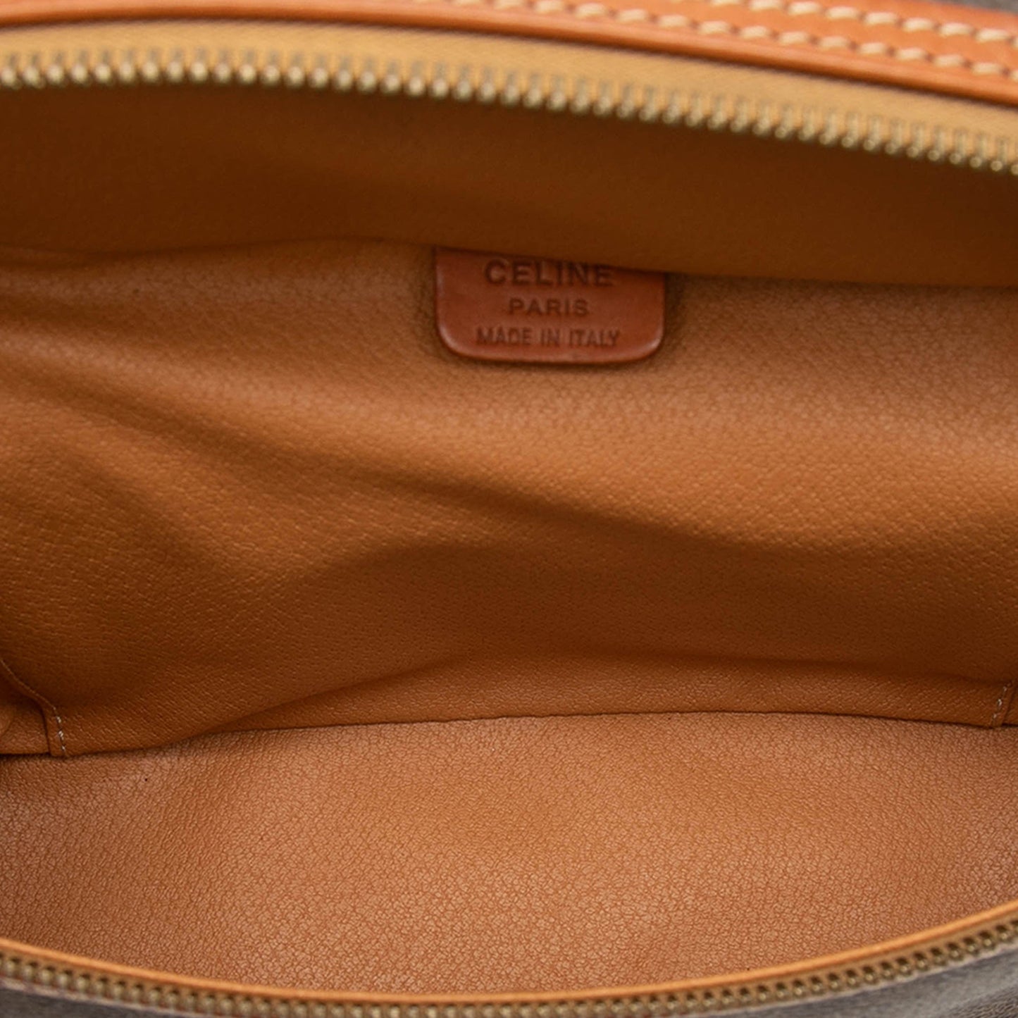 Celine Macadam Coated Canvas Vanity Bag