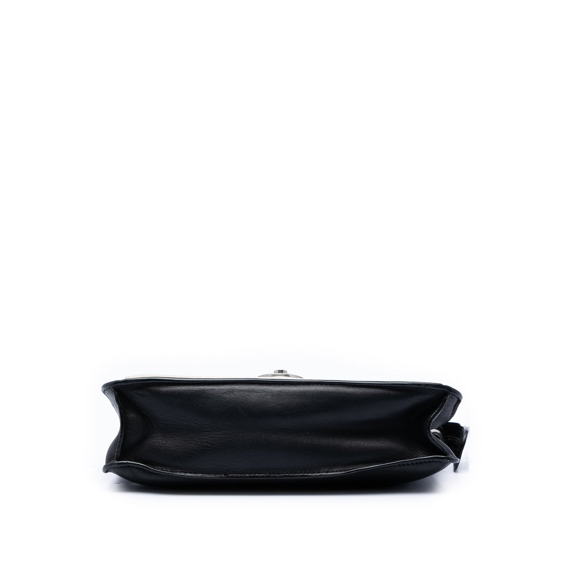 Celine Bicolor Leather Pocket Envelope Zip Crossbody