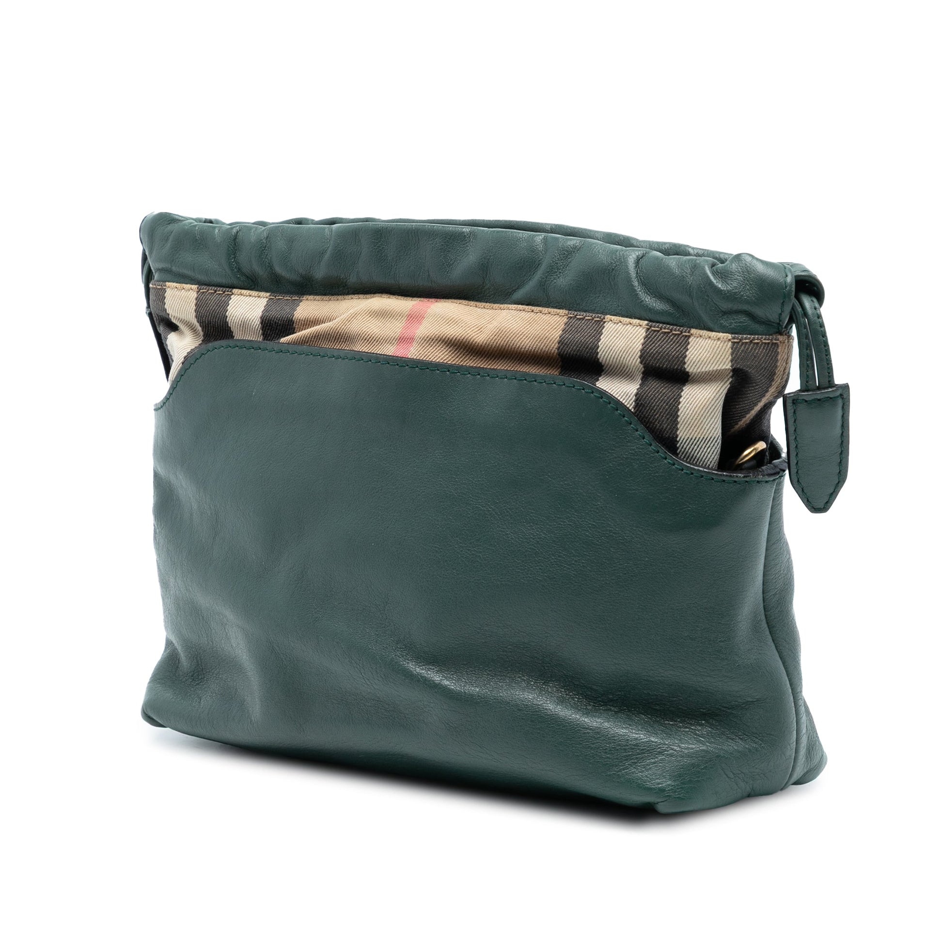 Burberry House Check Canvas and Calfskin Little Crush Crossbody