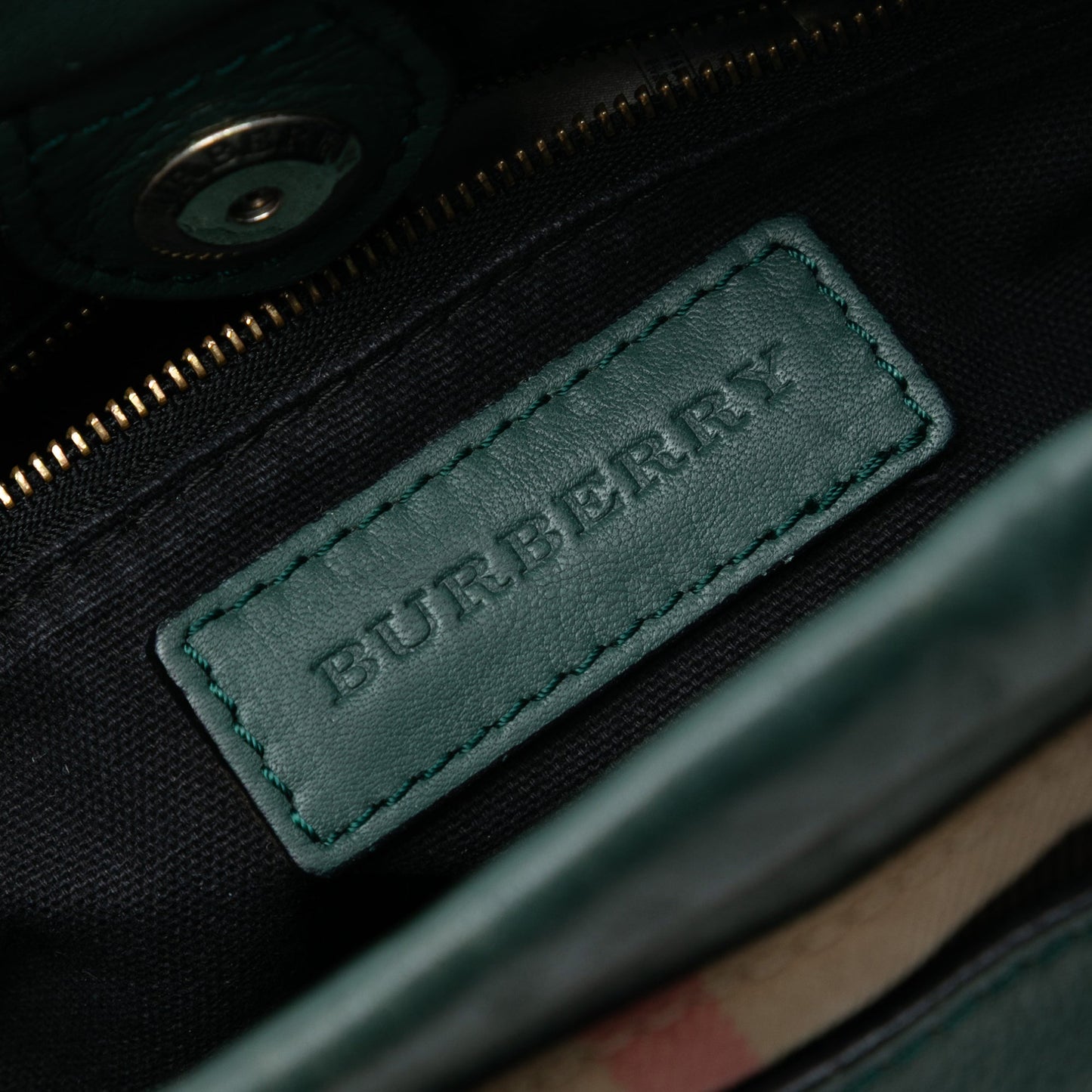 Burberry House Check Canvas and Calfskin Little Crush Crossbody