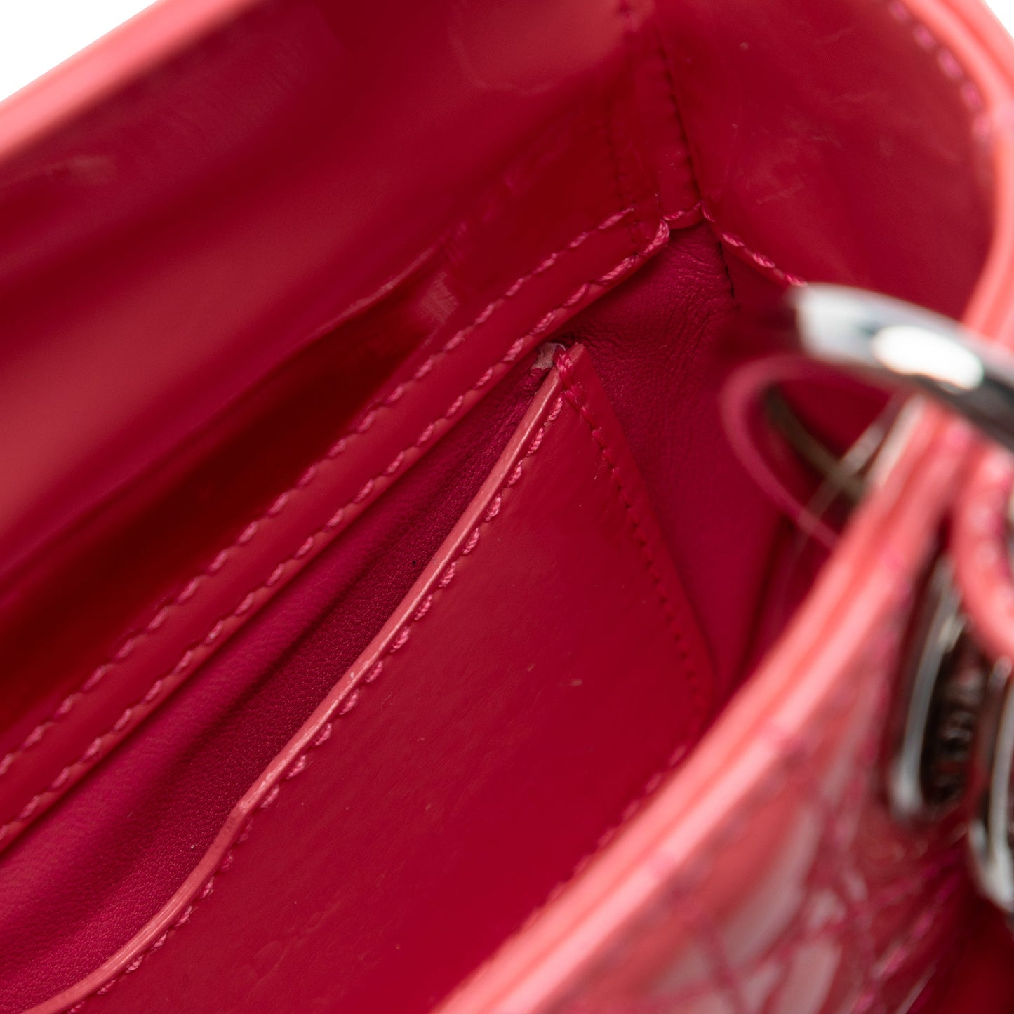 Dior Micro Patent Cannage Lady Dior