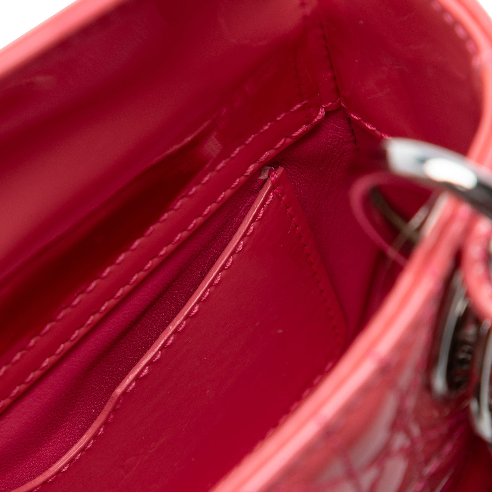 Dior Micro Patent Cannage Lady Dior