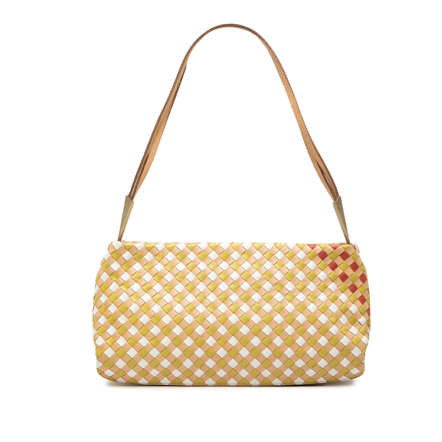 Bottega Veneta Multicolore Nappa Intrecciato Shoulder Bag
