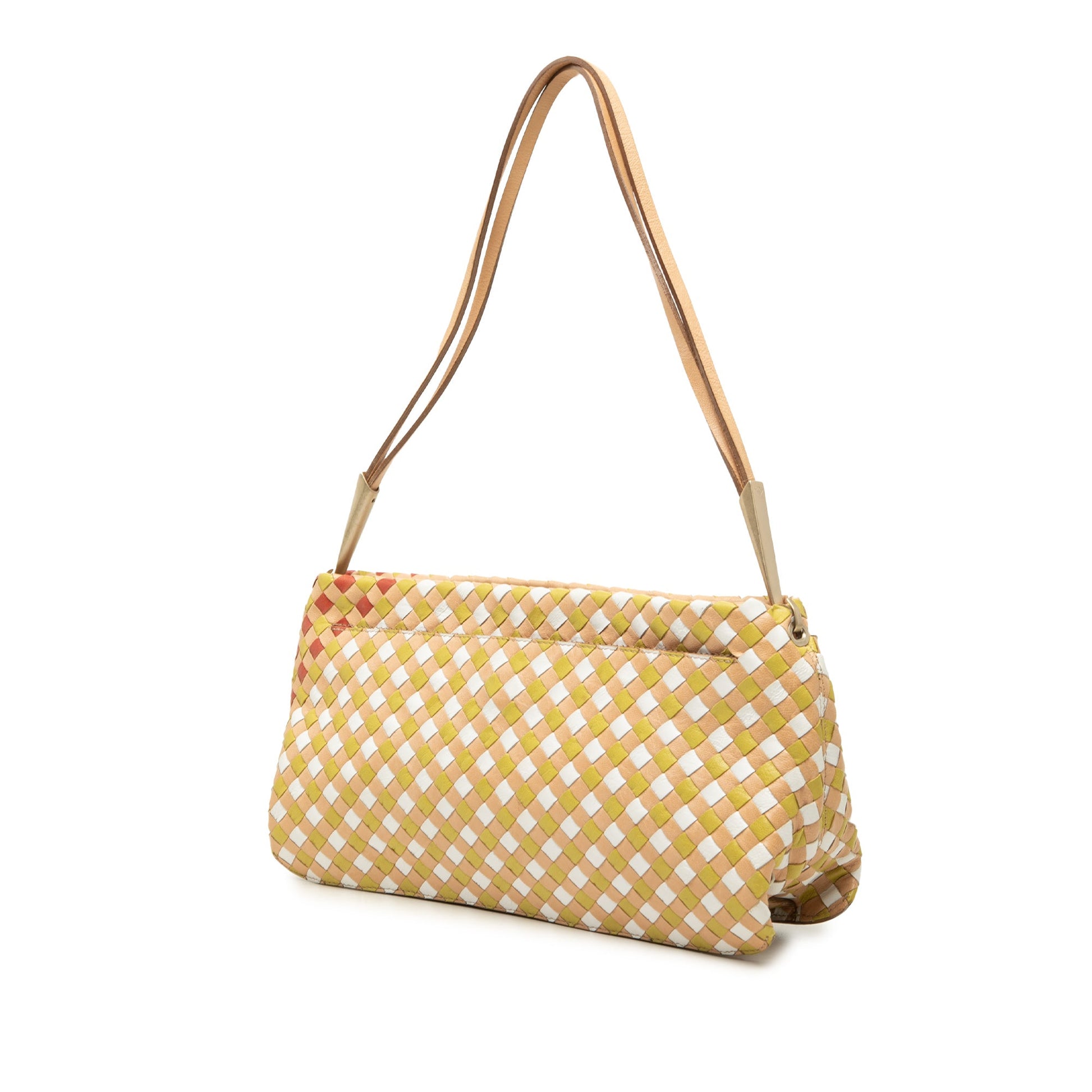 Bottega Veneta Multicolore Nappa Intrecciato Shoulder Bag
