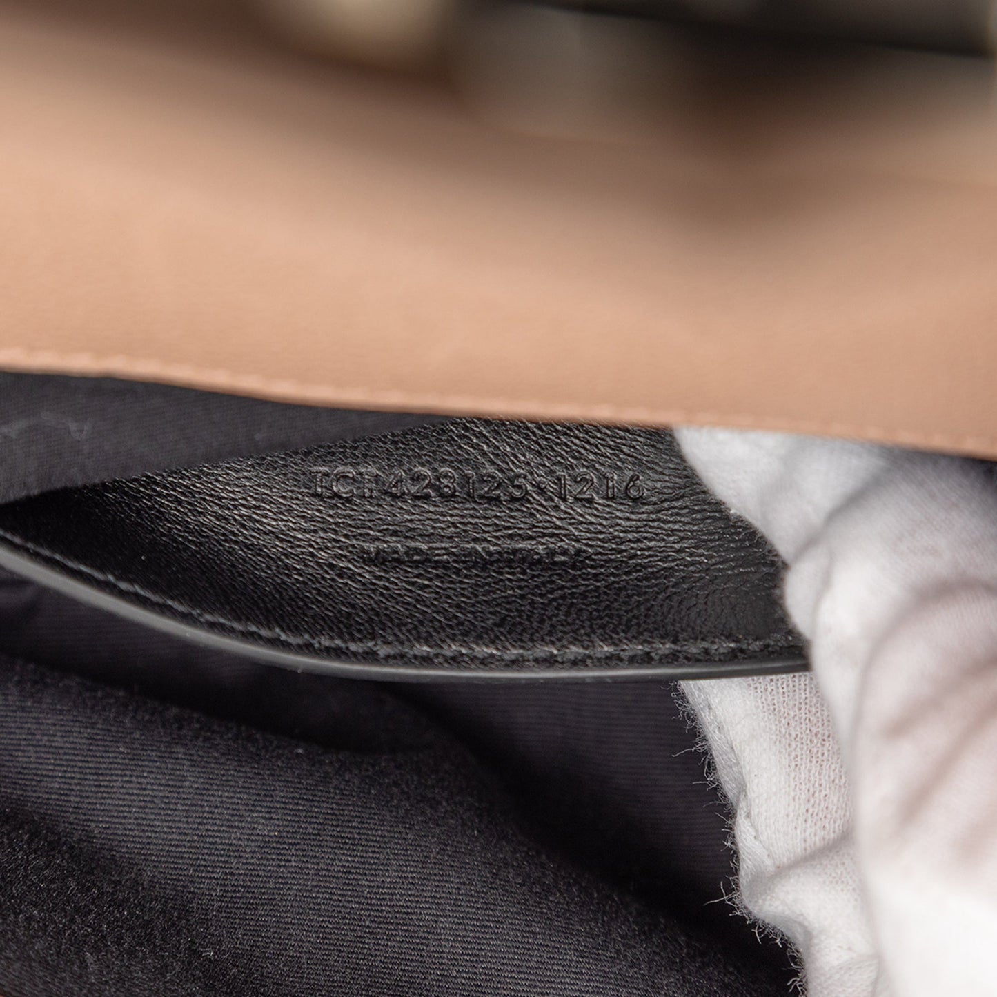 Saint Laurent Medium Sheepskin Triquilt Monogram College Bag