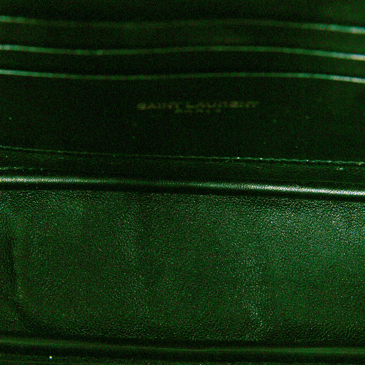Saint Laurent Mini Chevron Grain de Poudre Monogram Lou Camera Bag — Brown