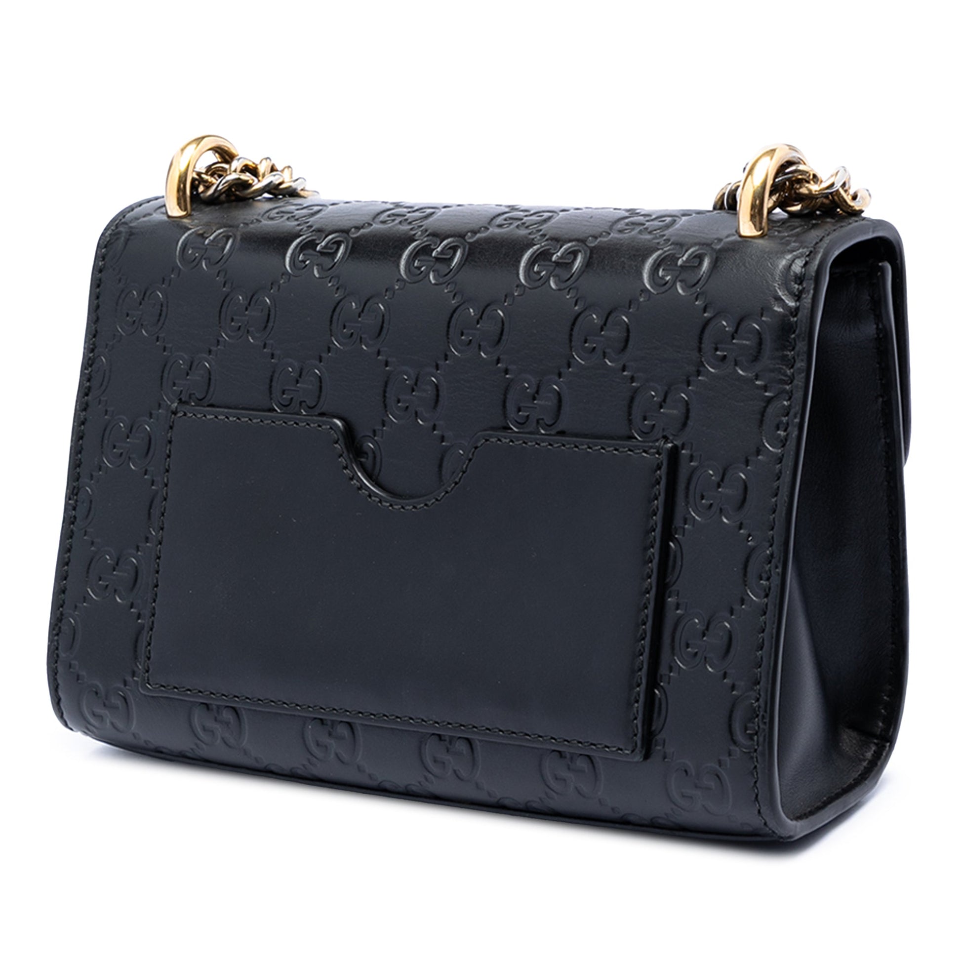 Gucci Small Guccissima Padlock Crossbody