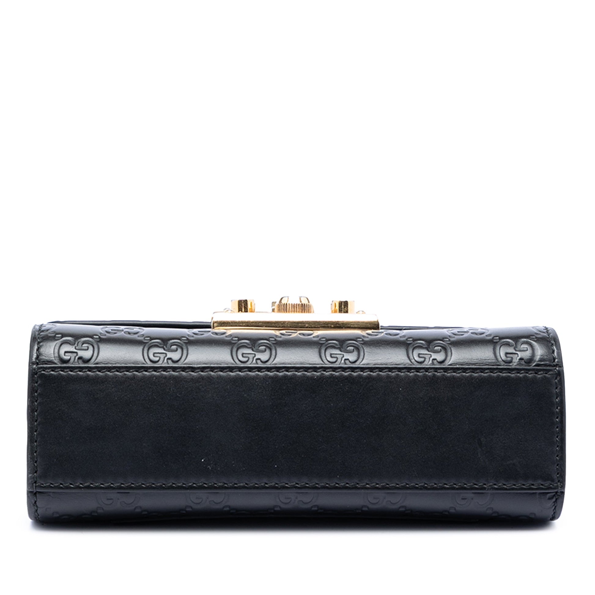 Gucci Small Guccissima Padlock Crossbody