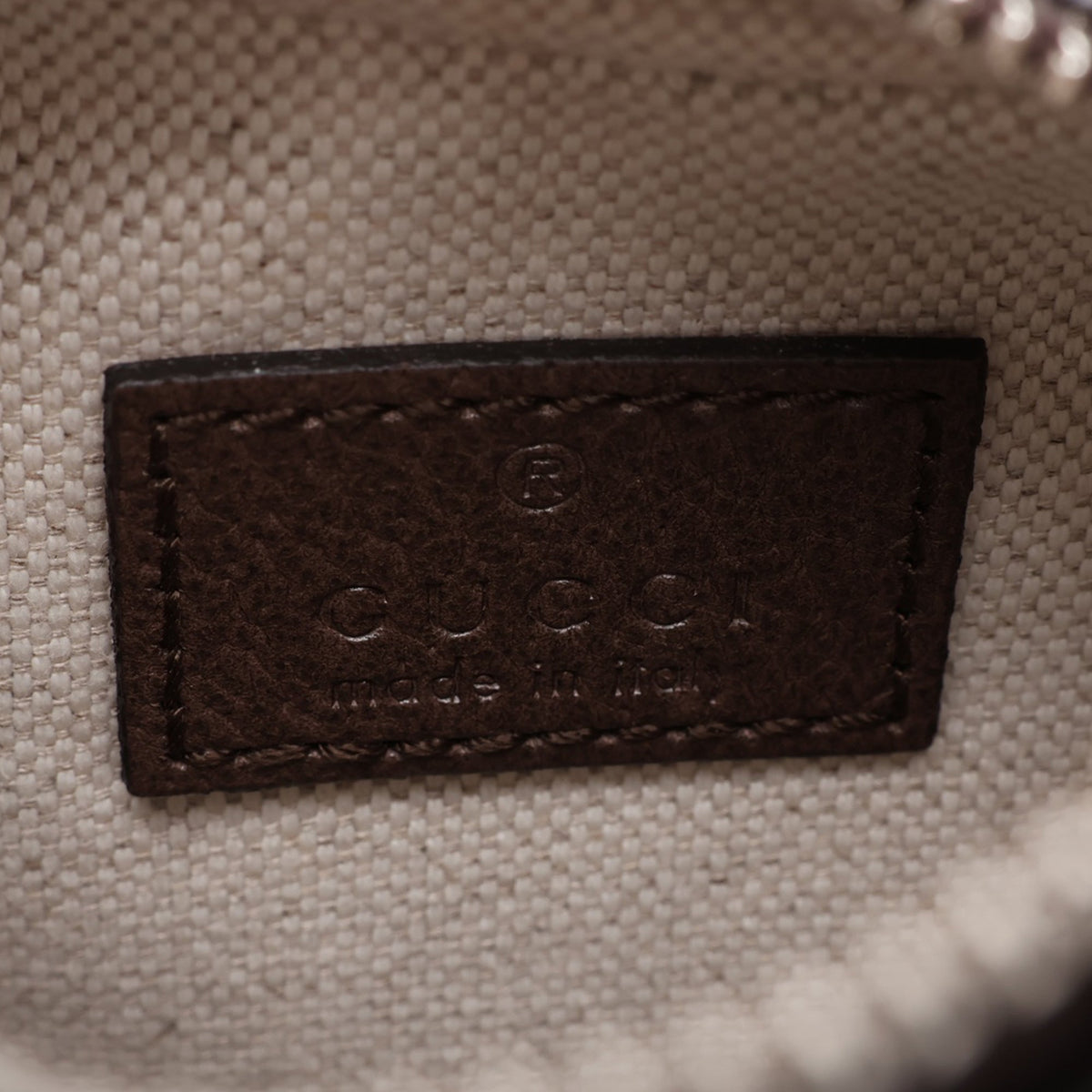 Gucci Small GG Supreme Web Attache Crossbody — Beige