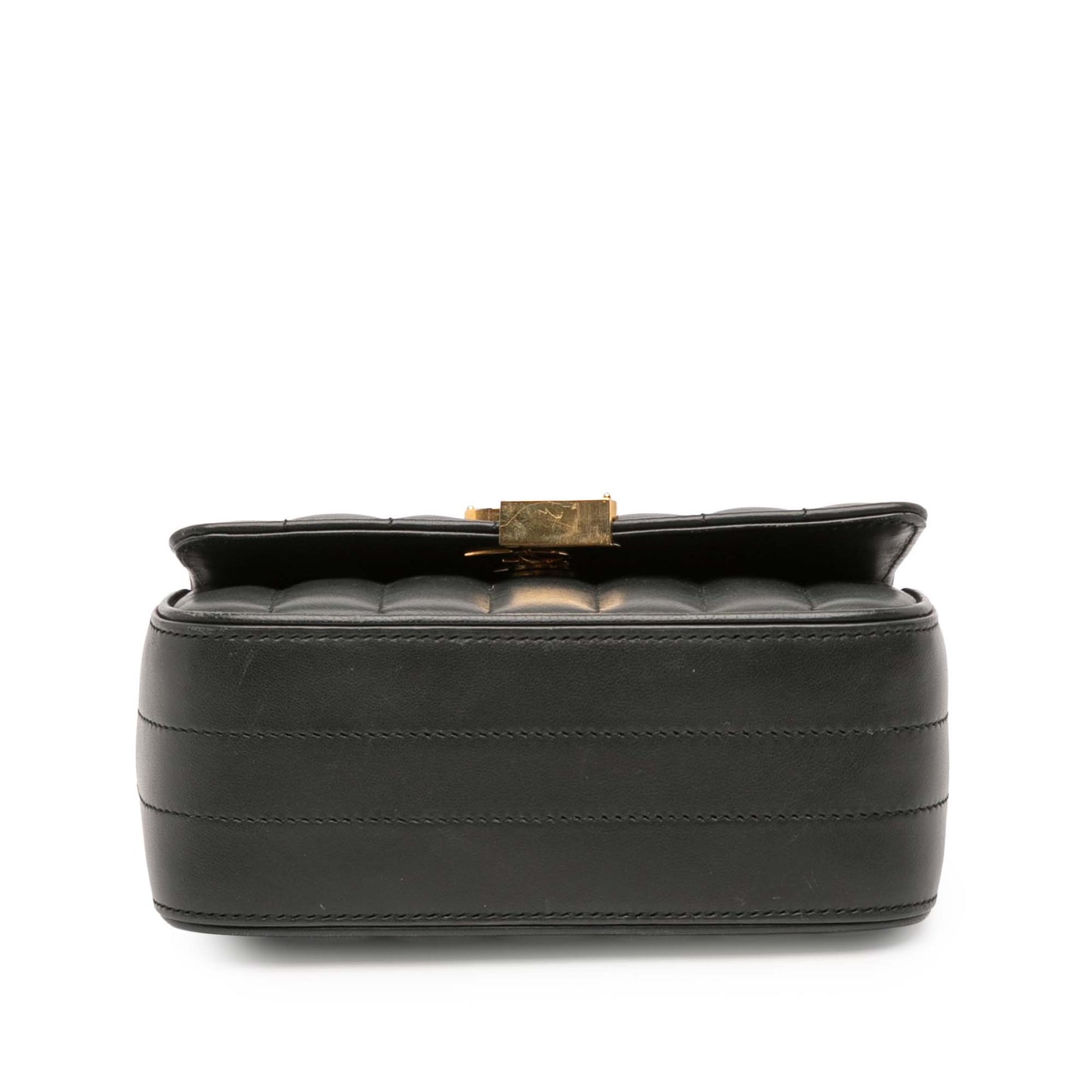 Saint Laurent Small Lambskin Monogram Vicky Chain Bag