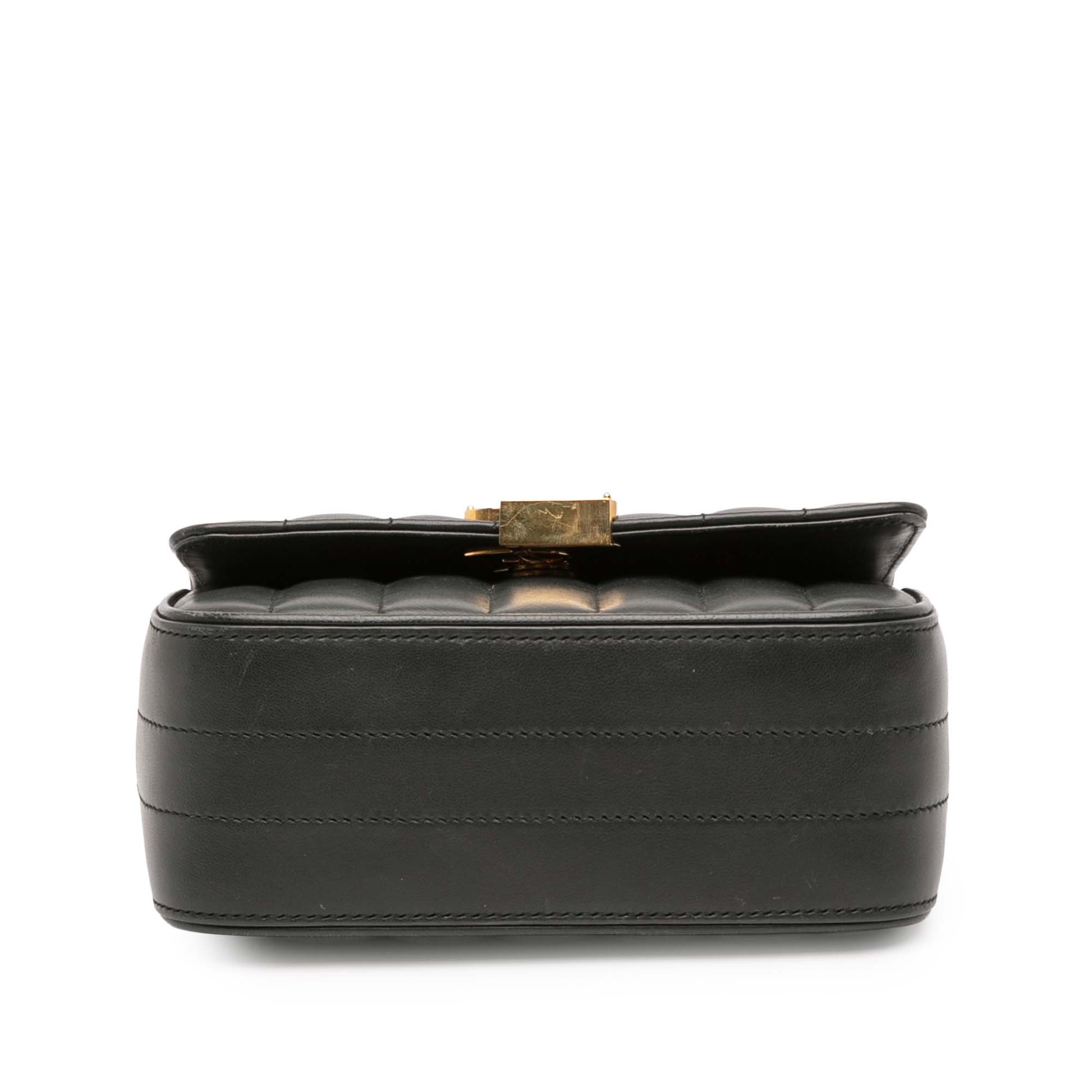 Saint Laurent Small Lambskin Monogram Vicky Chain Bag