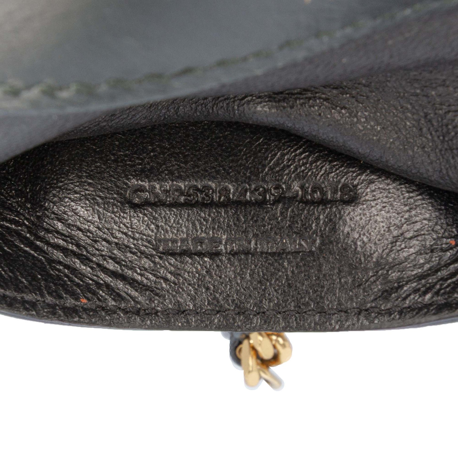 Saint Laurent Small Lambskin Monogram Vicky Chain Bag