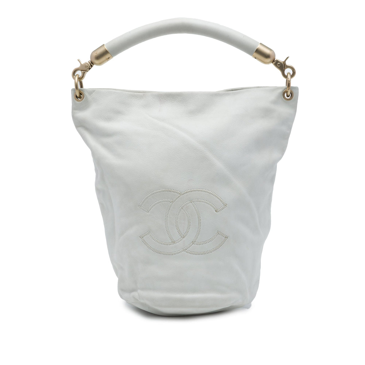 Chanel CC Calfskin Bucket Bag
