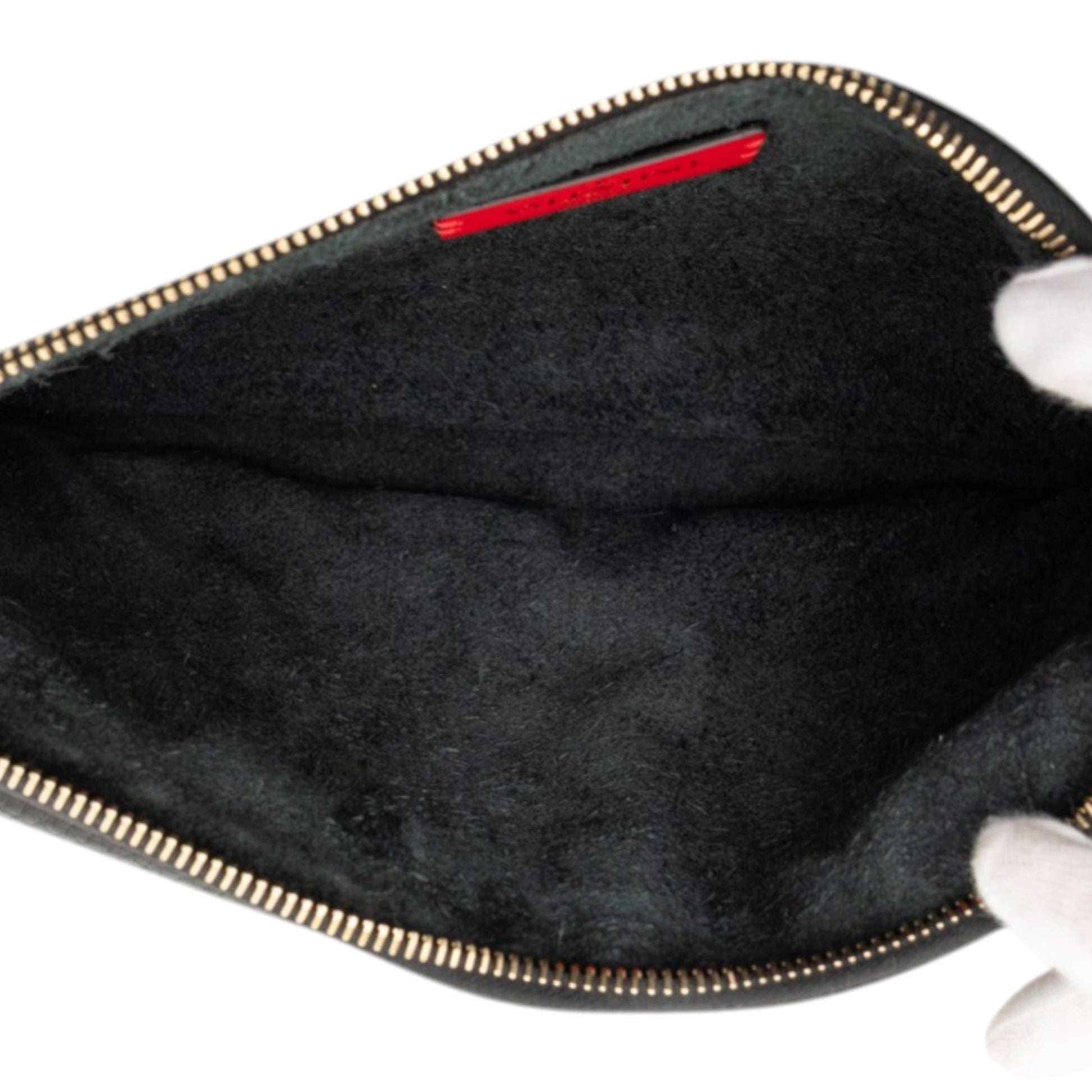 Valentino Grained Calfskin Rockstud Wristlet Clutch