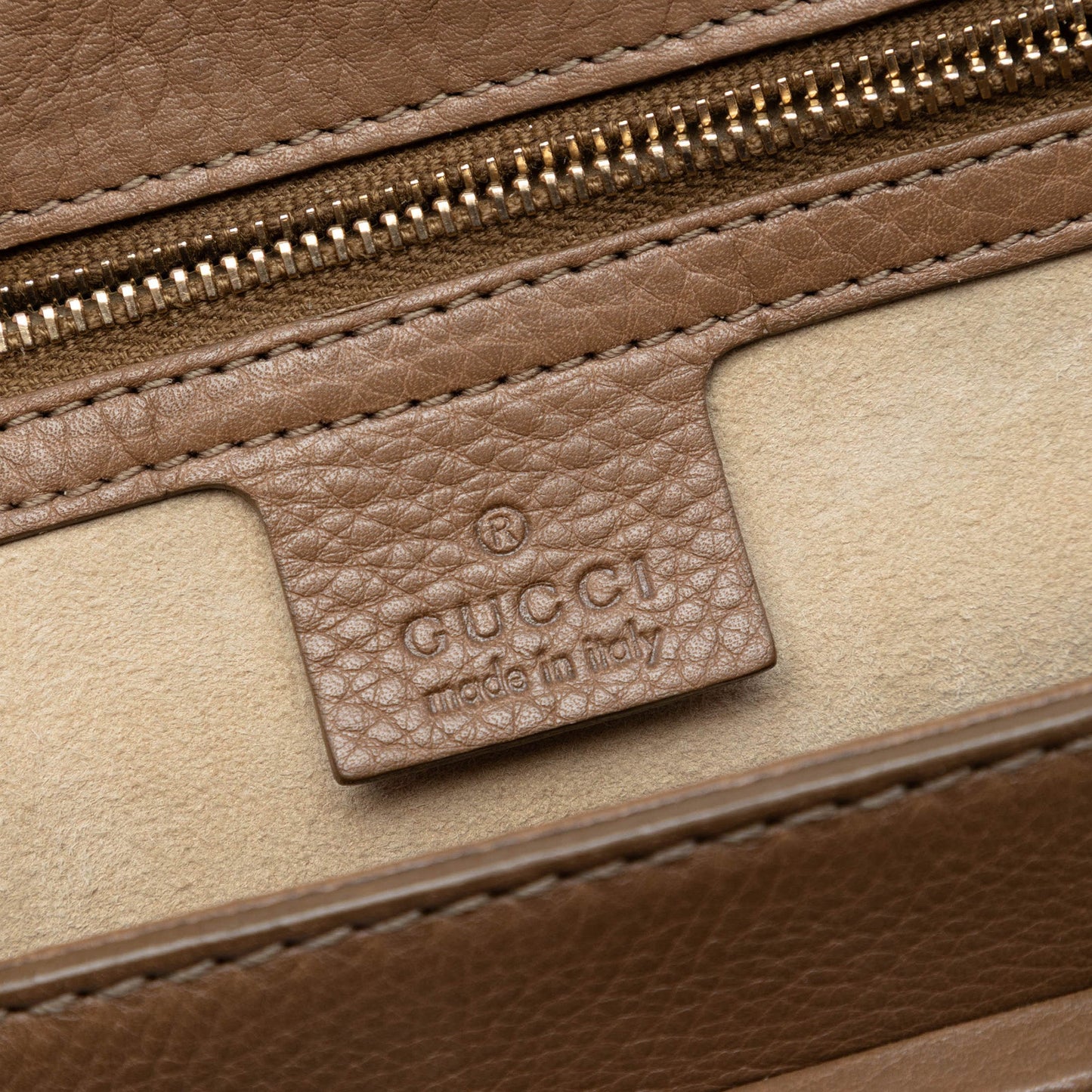 Gucci Medium Calfskin New Bamboo Top Handle Bag