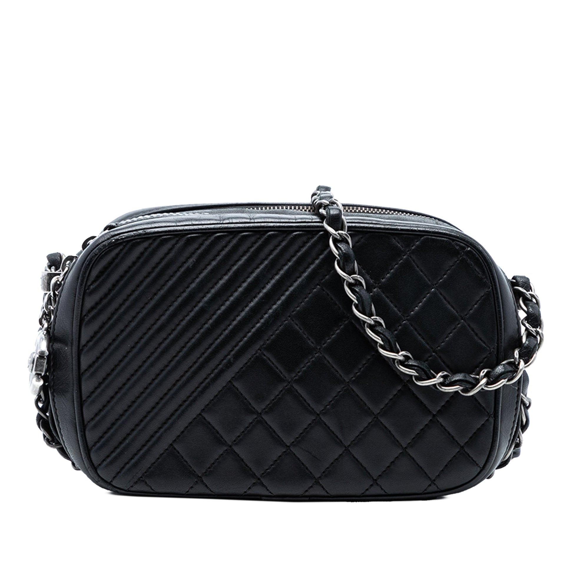 Chanel Mini Quilted Lambskin Coco Boy Camera Bag