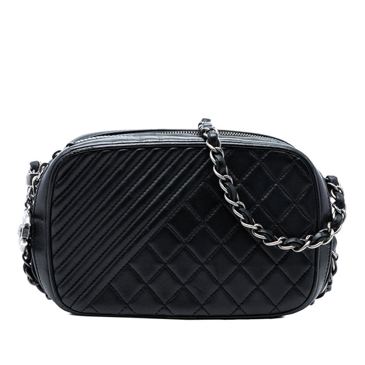 Chanel Mini Quilted Lambskin Coco Boy Camera Bag
